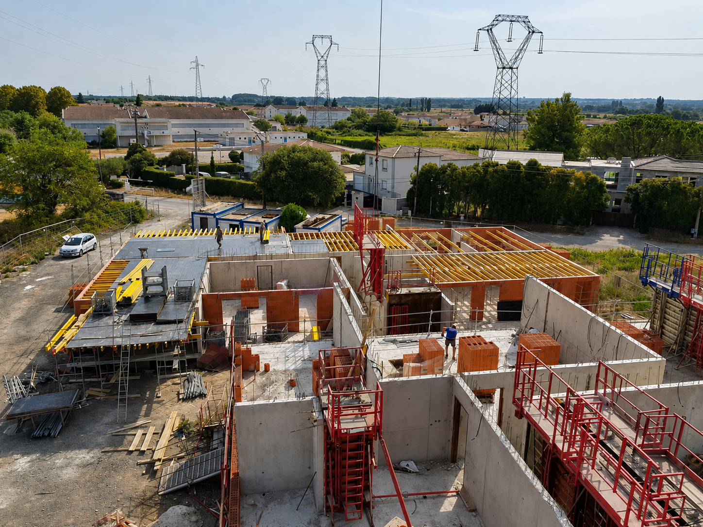 Construction d’un bâtiment professionnel