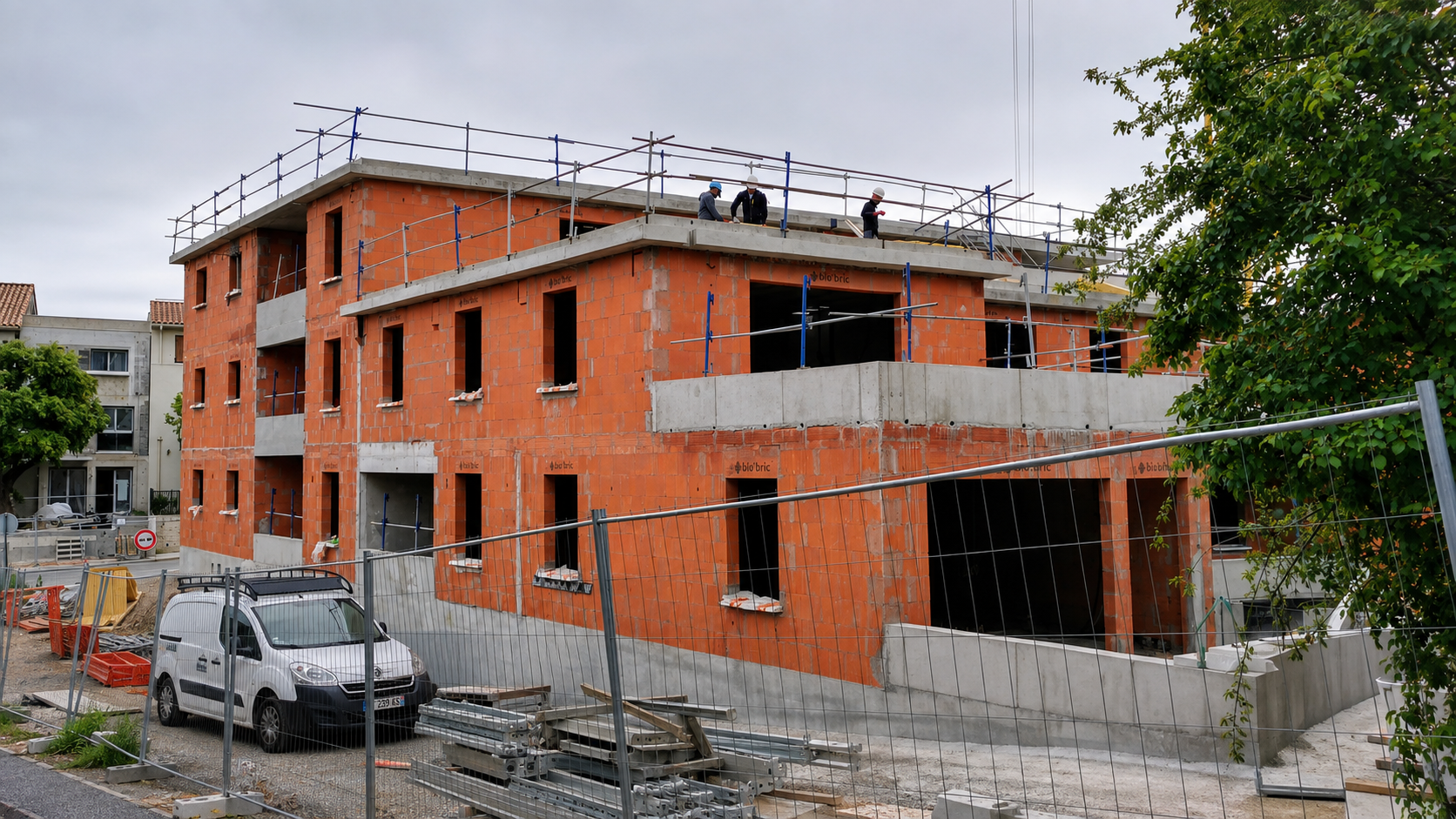 Construction d’un bâtiment résidentiel